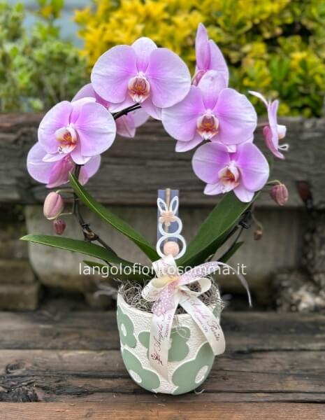 Abbraccio vaso 12 in ceramica
